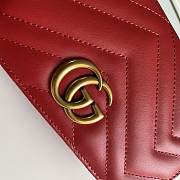 Gucci GG Marmont Mini Bag Red 18cm - 3