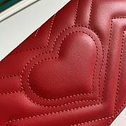 Gucci GG Marmont Mini Bag Red 18cm - 2