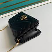 Gucci GG Marmont Mini Bag Black 18cm - 4