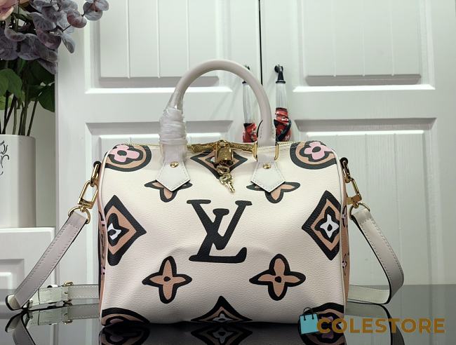 Louis Vuiiton Speedy White 25cm - 1