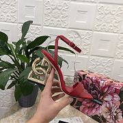 DG Pop Keira Sandals Red Heels - 3