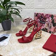 DG Pop Keira Sandals Red Heels - 4