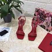DG Pop Keira Sandals Red Heels - 5