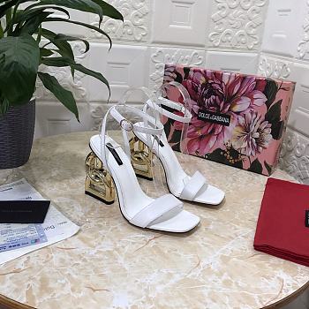 DG Pop Keira Sandals White Heels