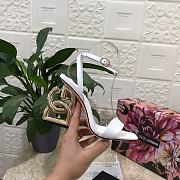 DG Pop Keira Sandals White Heels - 4