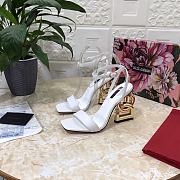 DG Pop Keira Sandals White Heels - 3