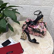 DG Pop Keira Sandals Black Heels - 6