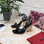 DG Pop Keira Sandals Black Heels - 5