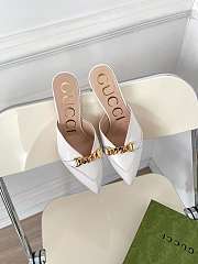 Gucci White High Heel - 1
