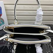 Prada Medium Galleria Saffiano White 1BA232 31cm - 5