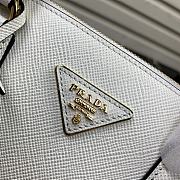 Prada Medium Galleria Saffiano White 1BA232 31cm - 4