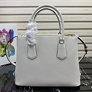 Prada Medium Galleria Saffiano White 1BA232 31cm - 2