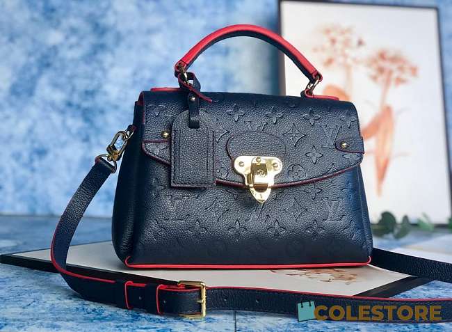 Louis Vuitton Georges BB Monogram Empreinte Leather With Red Trim 27.5cm - 1
