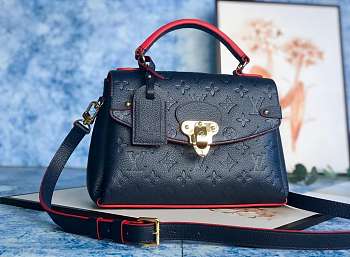 Louis Vuitton Georges BB Monogram Empreinte Leather With Red Trim 27.5cm