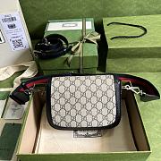 Gucci Horsebit 1955 mini bag in Blue 20.5cm - 2
