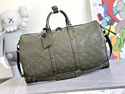 Louis Vuiiton M57963 Keepall 50 in Khaki Cowhide Leather - 1