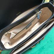 Gucci Horsebit In Blue Canvas 602204 Size 25cm - 4