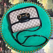 Gucci Horsebit In Blue Canvas 602204 Size 25cm - 3