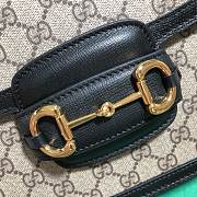 Gucci Horsebit In Blue Canvas 602204 Size 25cm - 2