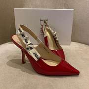 Dior J'adior Slingback Pump Red Heels - 5