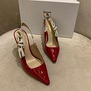 Dior J'adior Slingback Pump Red Heels - 3