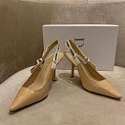 Dior J'adior Slingback Pump Nude Heels - 3