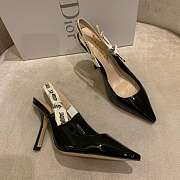 Dior J'adior Slingback Pump Black Heels - 1