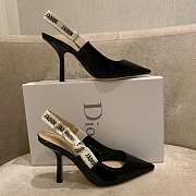 Dior J'adior Slingback Pump Black Heels - 5