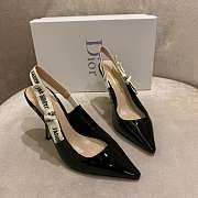 Dior J'adior Slingback Pump Black Heels - 3