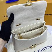 Louis Vuiiton Madeleine BB Monogram Empreinte Leather White 24cm - 2