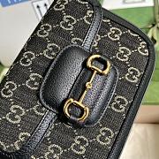 Gucci Horsebit 1955 Mini Black and Ivory 20.5cm - 6