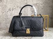 Louis Vuiiton Madeleine BB Monogram Empreinte Leather Black 30cm - 1