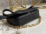 Louis Vuiiton Wallet On Strap Bubblegram M81398 Black 20cm - 2