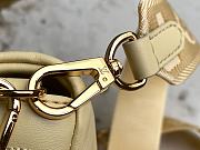 Louis Vuiiton Wallet On Strap Bubblegram M81400 Yellow 20cm - 2