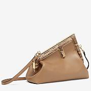 Fendi First Python Trim Shoulder Bag Size 26cm - 1