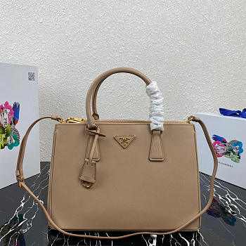 Prada Galleria Medium Bag Saffiano Leather In Beige 1BA274 32cm