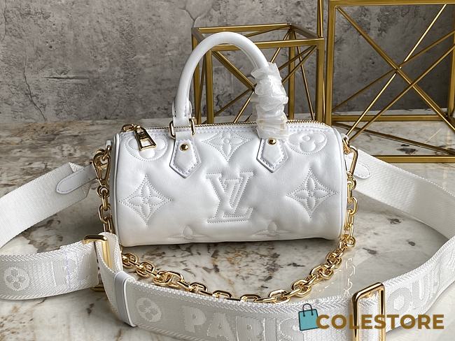 Louis Vuiiton Papillon BB White 20cm - 1