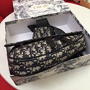 Dior Saddle Oblique Jacquard Shoulder Bag 28.6cm - 3