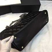 Chanel Dallas Calfskin Shopping Bag Black - 5
