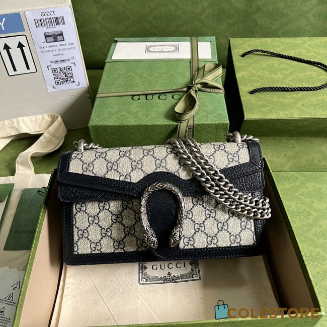 Gucci Dionysus Small GG Blue And Beige 25cm - 1