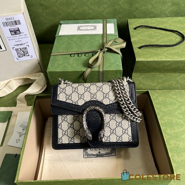 Gucci Dionysus Small GG Blue And Beige 20cm - 1