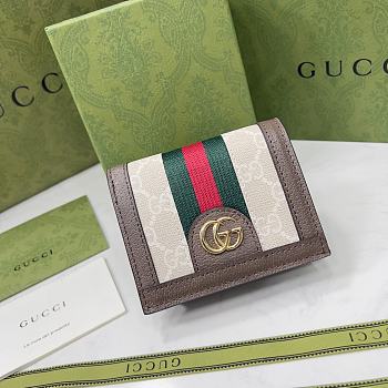 Gucci Ophidia Wallet Brown 11cm