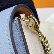 Louis Vuiiton Mylockme Chain Pochette Blue 19cm - 6