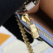 Louis Vuiiton Mylockme Chain Pochette Blue 19cm - 4
