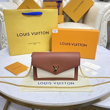 Louis Vuiiton Mylockme Chain Pochette Brown 19cm