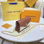Louis Vuiiton Mylockme Chain Pochette Brown 19cm - 2