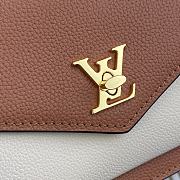Louis Vuiiton Mylockme Chain Pochette Brown 19cm - 4