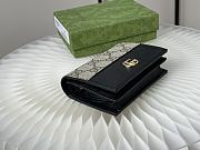 Gucci Marmont Card Case Wallet Black 11cm - 5
