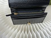 Gucci Marmont Card Case Wallet Black 11cm - 3