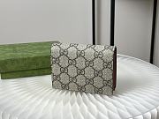 Gucci Marmont Card Case Wallet Pink 11cm - 6